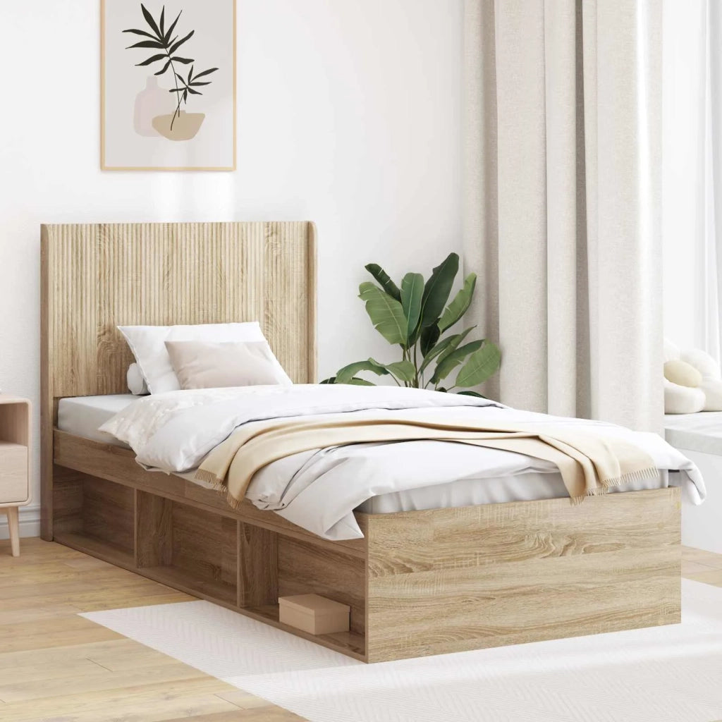 Testiera | Testata Letto Rovere Sonoma Legno ingegnerizzato