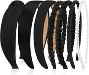 Set di 7 Cinture Antiscivolo Nere per Ragazze