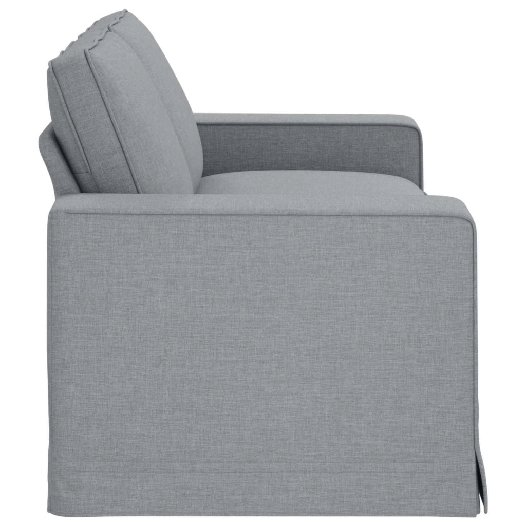 Divano Grigio chiaro 182 x 80 x 82 cm Tessuto 42024390