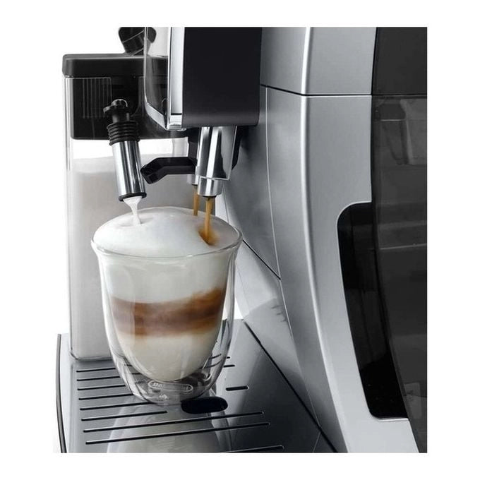 De'Longhi ECAM380.85.SB Dinamica Plus Macchina da caffe' Automatica 1,8 L 15 bar 1450 W LatteCrema Hot 24 bevande colore Nero Argento