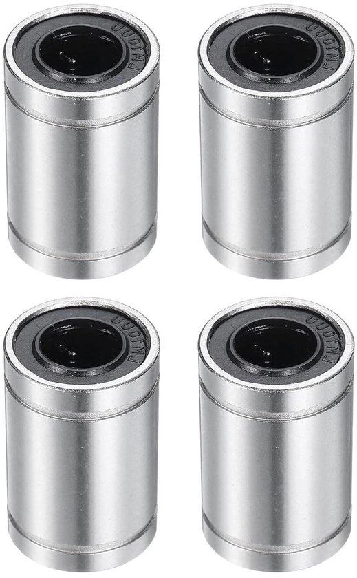 Set di 4 supporti lineari 10 mm - 19 mm - 29 mm - Verniciati - Macchina CNC
