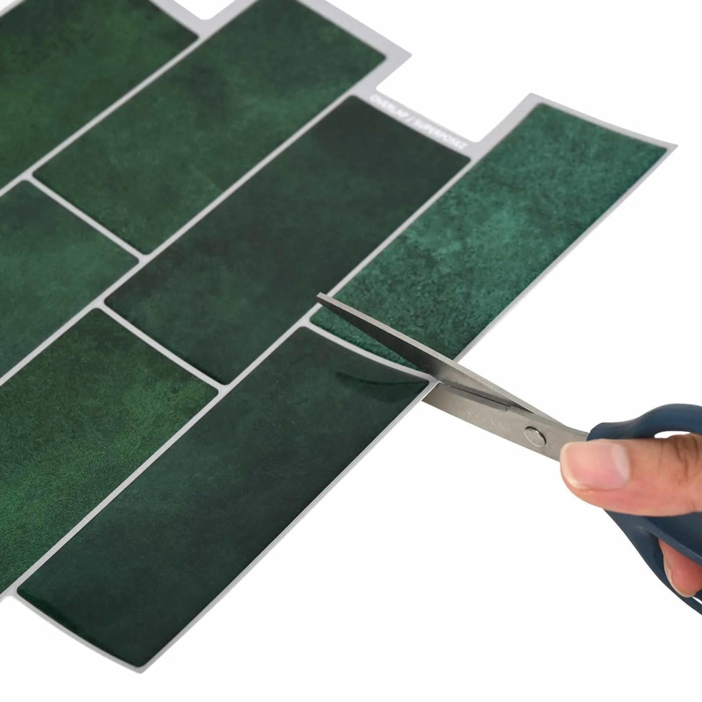Piastrella subway 10 pcs Verde Scuro 29 x 21 cm 42046141
