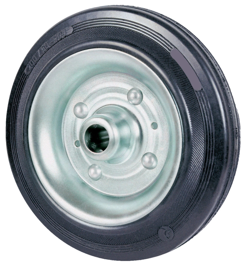 RUOTA INDUSTRIALE D 125 MM GOMMA C/CUSCIN EXP- CHINA QINGDAO- 1,0 pz
