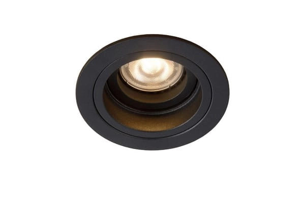 Lucide Embed faretto incasso soffitto GU10 nero 42W
