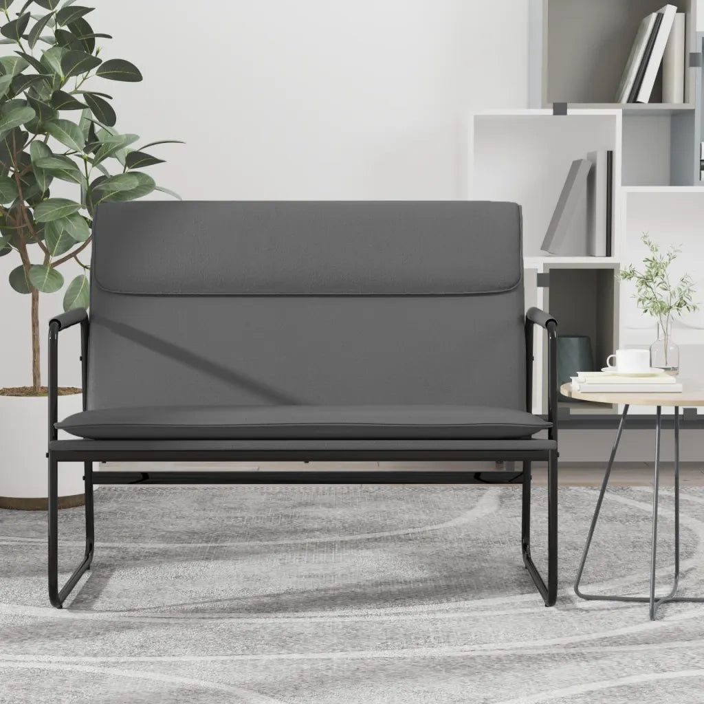 Panca Grigia 100x64x80 cm in Similpelle CFW8943769