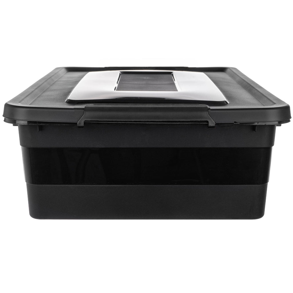 KADAX Contenitore per giocattoli in plastica da 28 litri con coperchio