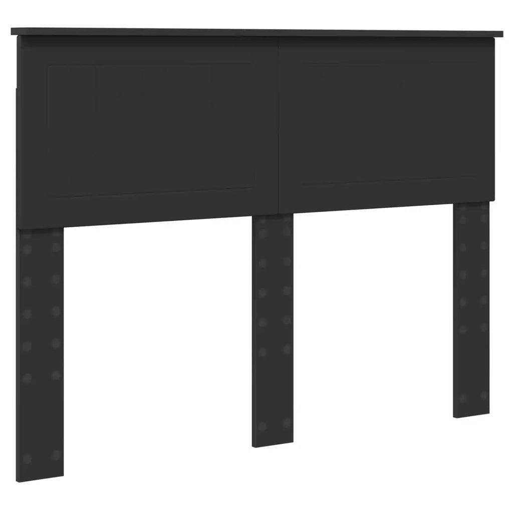 Letto matrimoniale | Letto per adulti | Struttura del letto Nero 120 x 200 cm Pino massello