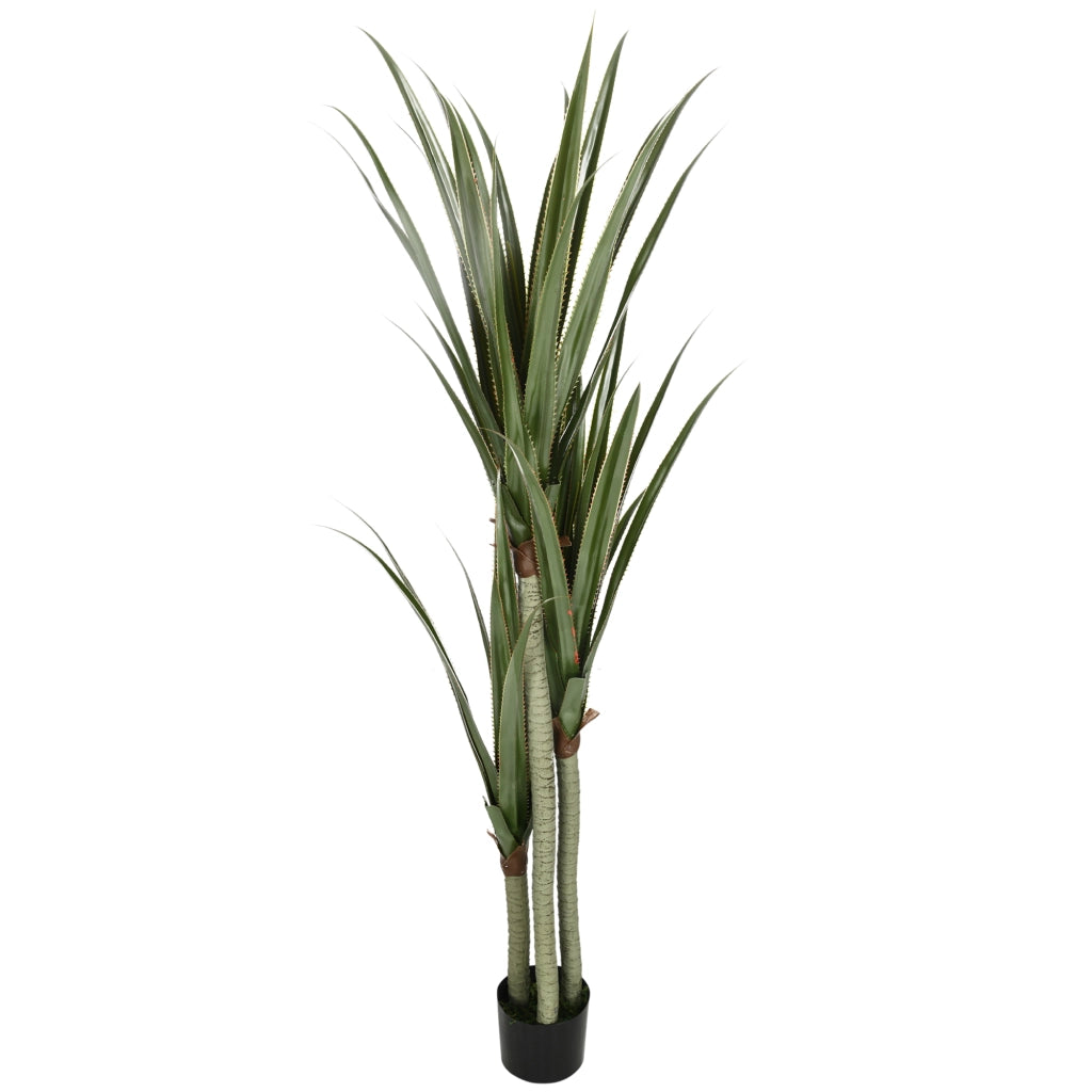 Pianta Artificiale Yucca ¨C Minimal ¨C 190 cm, Vaso PEVA e Cemento