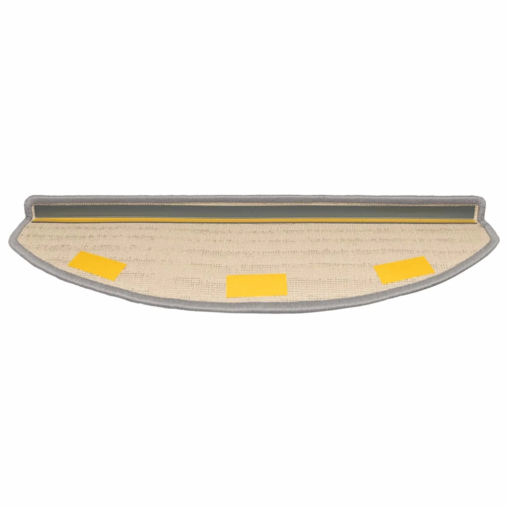 Tappetini per scale autoadesivi Semicircolare 15 pz | Gradini per Scale Grigio