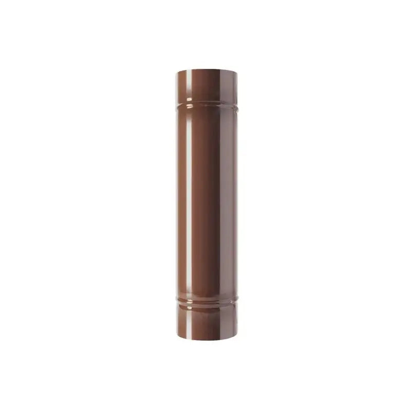 TUBO SMALTATO PER STUFE cm  50 ø 13 marrone  - SAVE