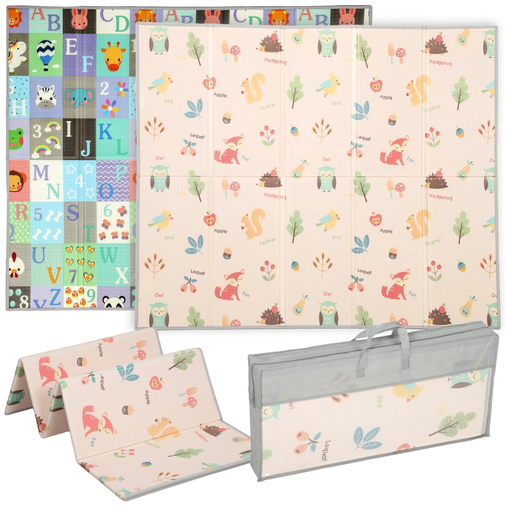 Tappeto Gioco Bambini 0-3 Anni ¨C Xylo ¨C XPE Impermeabile Numeri Lettere 180x150x1cm Multicolore