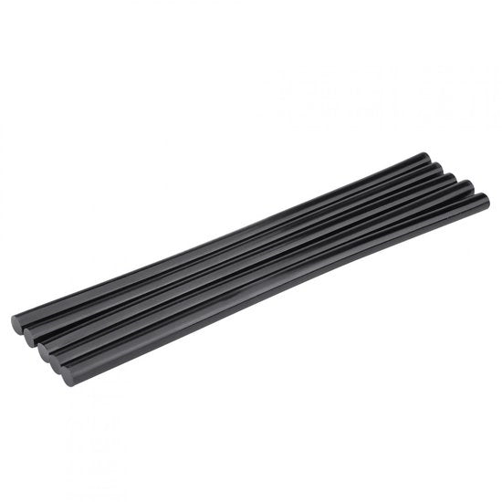Lijmstiften 5 pezzi - EVA 11mm - Nero - Stabilità termica - Alta resistenza a temperature elevate - Riparazione di buchi flessibili - Stifili per colla