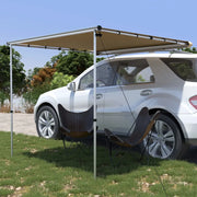 Tendalino per Camper e Roulotte 2,4x2x2,15 m Beige 148138