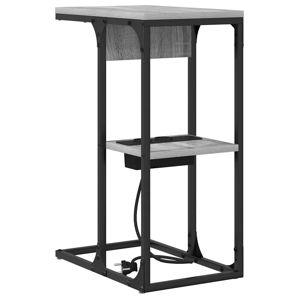 Comodino | Armadio da Notte | Mobiletto da notte Grigio Sonoma 41,5 x 26 x 60,5 cm