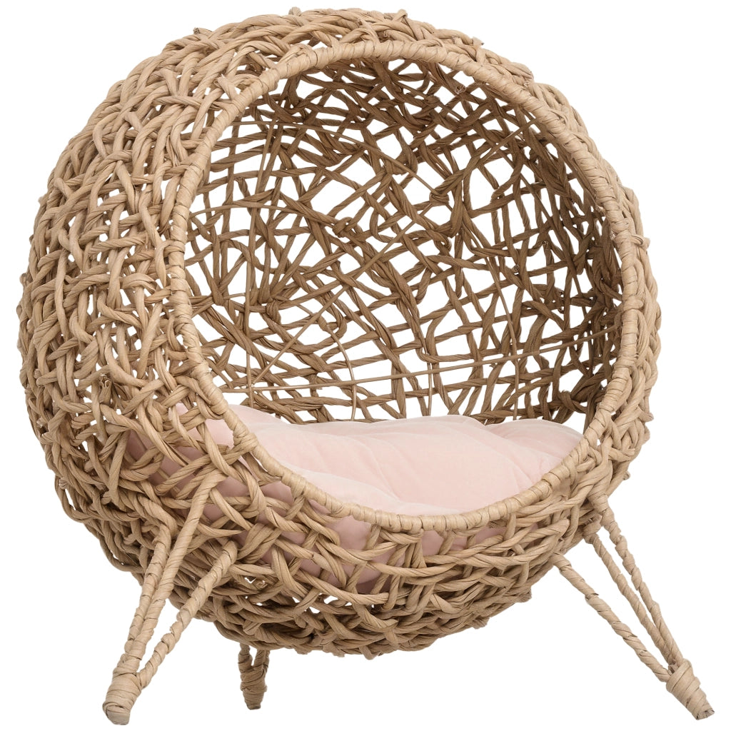 Letto a Soppalco per Gatti ¨C Minimal ¨C 52x58 cm in Legno Naturale