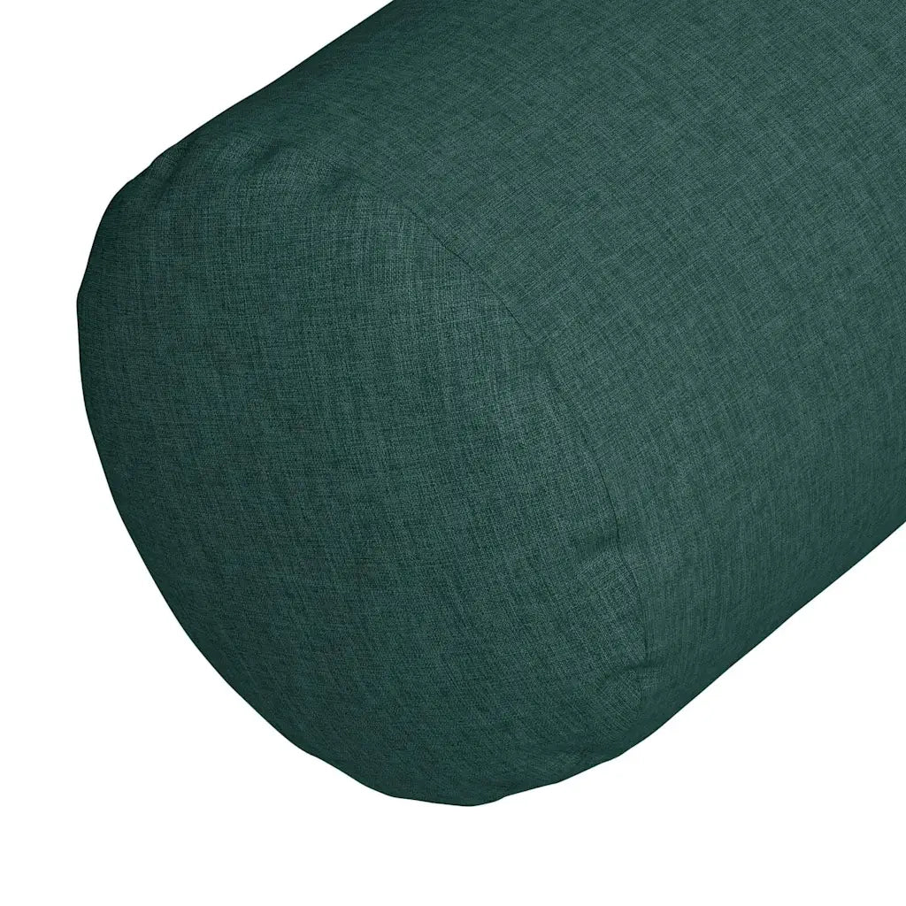 Cuscini a rullo 2 pcs Verde Scuro Ø 25 x 70 cm Tessuto 42014316