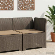 Divano da Giardino a 1 Posto con Cuscino Aspetto Rattan PP 8011830