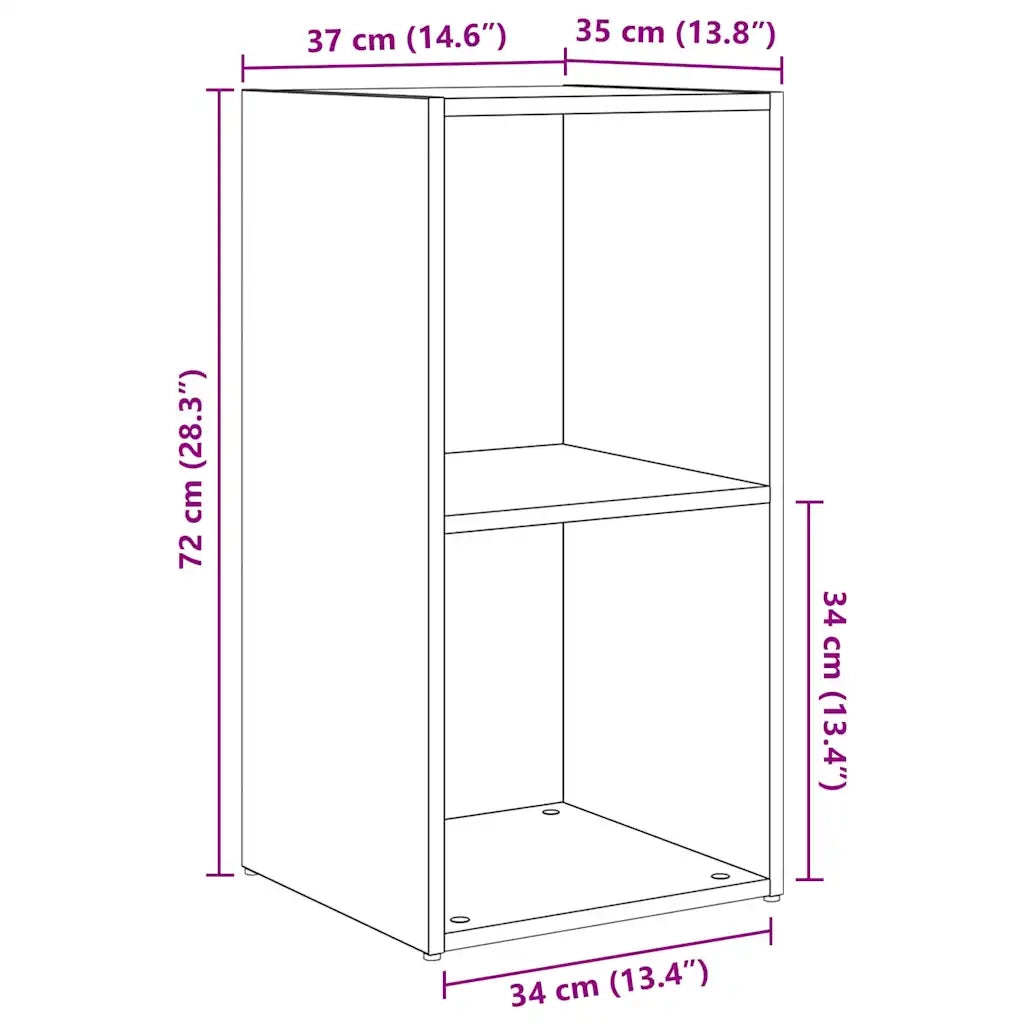 Set mobile TV 4 pcs Legno vecchio 37 x 37 x 72 cm 3393528