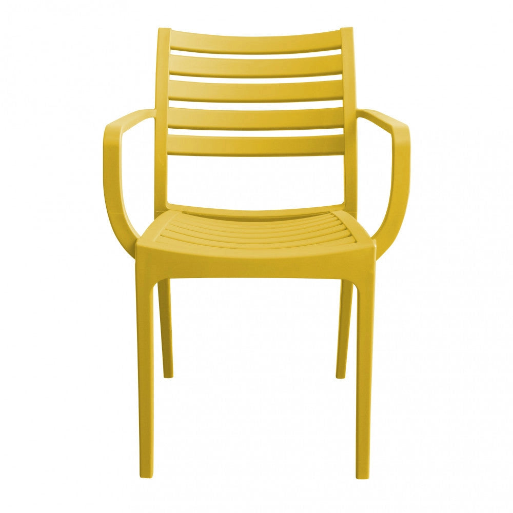 Poltrona Eveline 58,5x55,2x84 cm  in Polipropilene Giallo