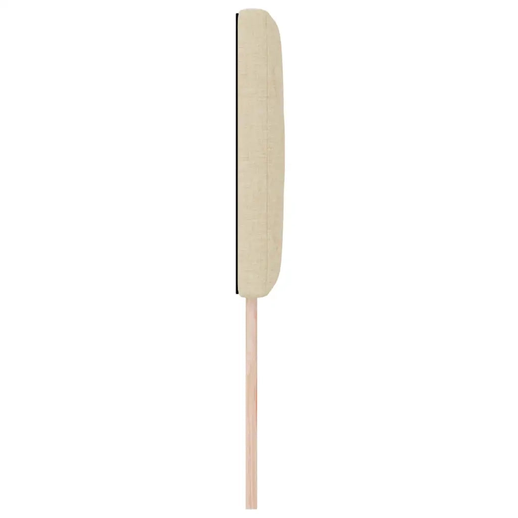 Testiera con luci a strisce a LED-Testata Crema 80 cm Tessuto