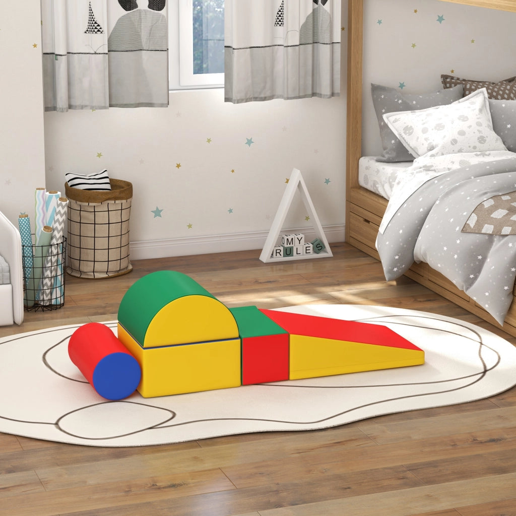 Set 5 Moduli Motricit¨¤ Bambini ¨C Xylo ¨C Schiuma EPE Multicolore