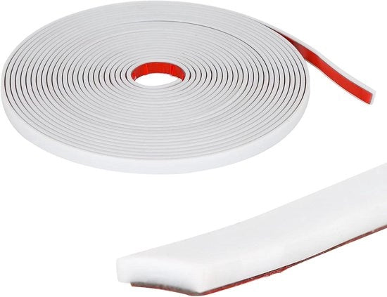 Sierlijst Flexibile Autoadesiva 9 m - Motivo Conchiglia - 25 mm x 10 mm - Per Pavimento, Cornice Specchio, Listelli di Parete - Listello Decorativo