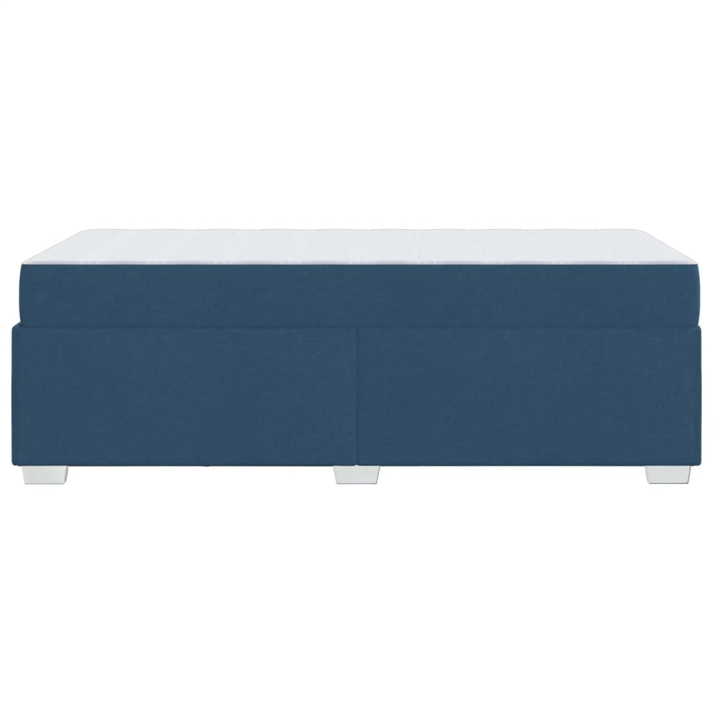 Struttura del letto con materasso Blu 80 x 200 cm Tessuto 3399151