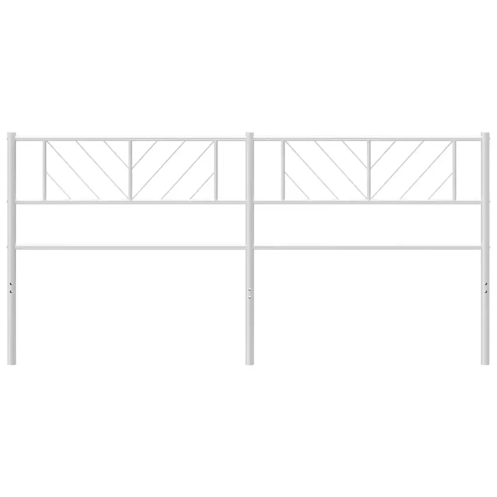 Testiera di Ricambio in Metallo Bianco 180 cm 372264