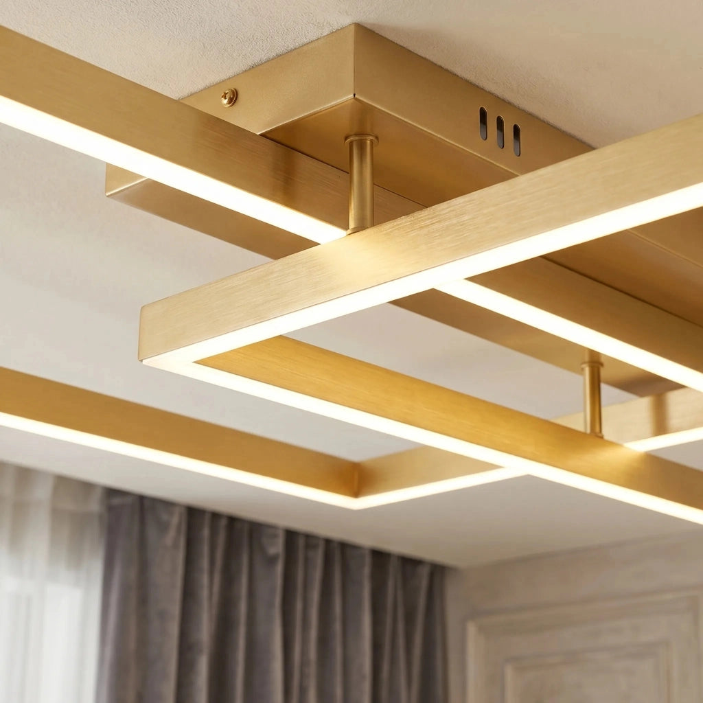 Lampada Da Soffitto Led Swe060-c Brush Gold