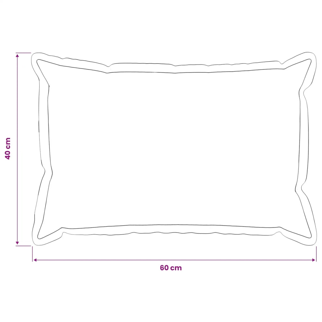 Federa 6 pcs HOUTEN Crema 40 x 60 cm Bouclé 917535