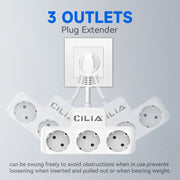 CILIA Multipresa, Cavetto Multiuso ¨C Xylo ¨C Bianco e Nero