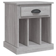 Comodino | Armadio da Notte | Mobiletto da notte Grigio Sonoma 43x36x50 cm