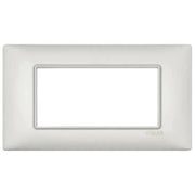 VIMAR PLANA - PLACCA 4M ARGENTO PERLATO