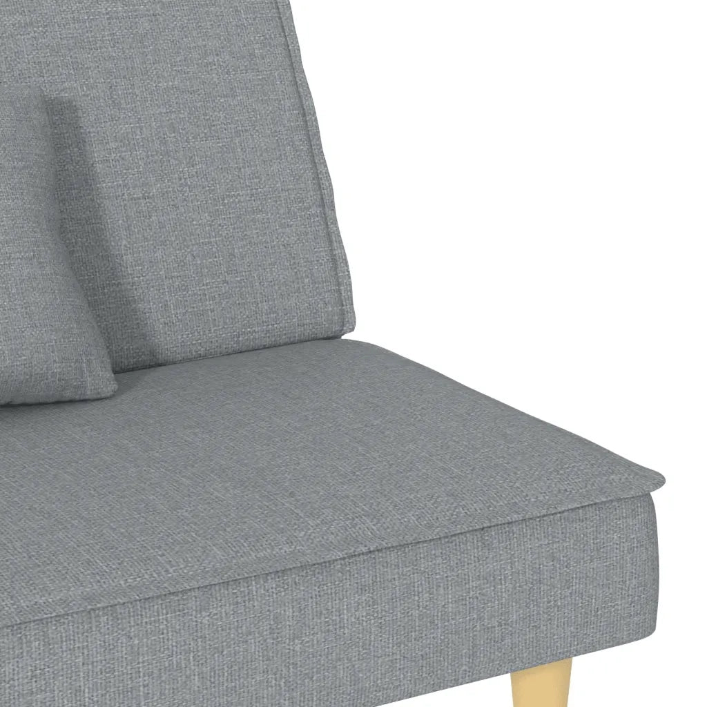 Divano letto | Sof¨¤ letto | Letto singolo Grigio Chiaro in Tessuto