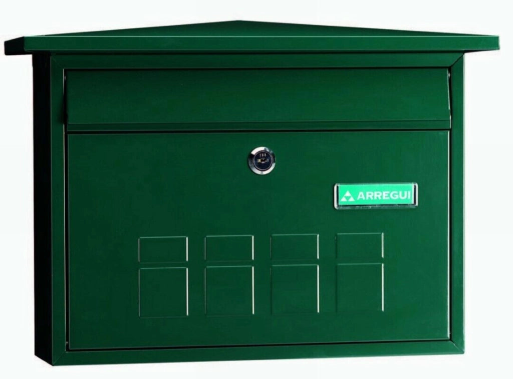 Cassetta Postale Deco Acciaio Verde 32X20 Cm - Arregui