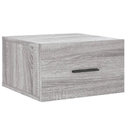 Comodino | Armadio da Notte | Mobiletto da notte a Muro Grigio Sonoma 35x35x20 cm