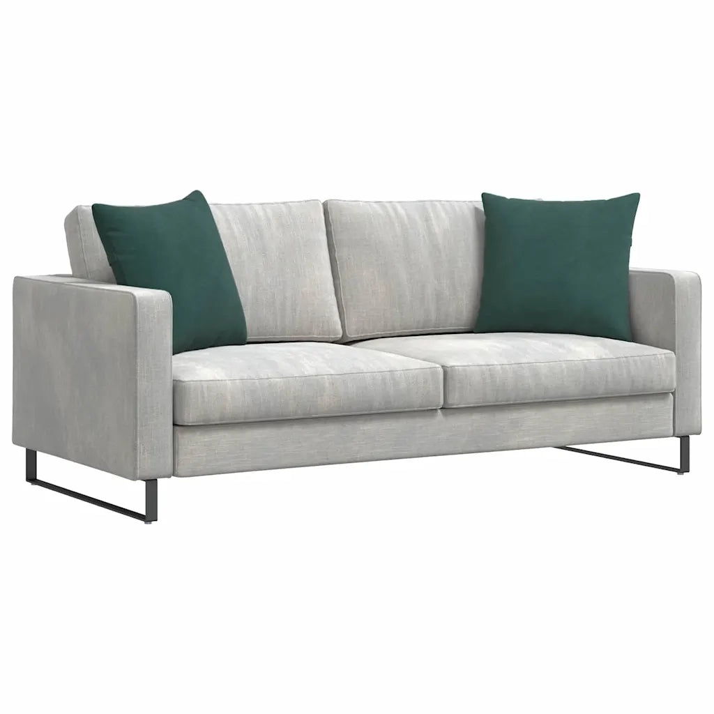 Cuscini da Divano 2 pcs Verde Scuro 50 x 50 cm Tessuto in Cords 42013973