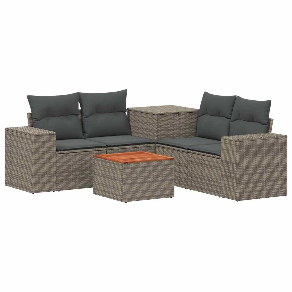 Set di divani 6 pz Grigio e Grigio Scuro 3447570