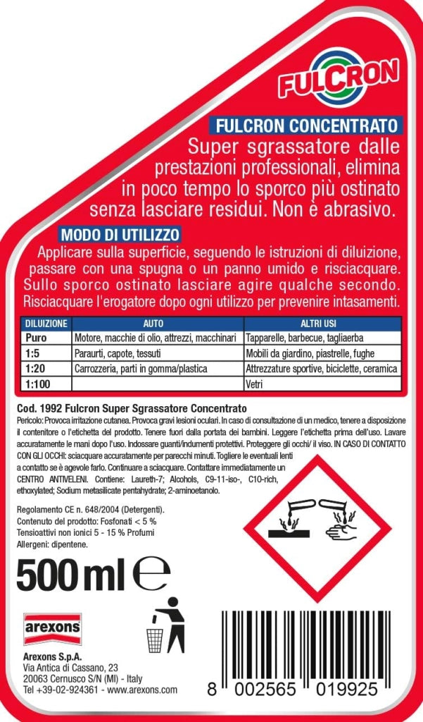 Arexons SGRASSANTE FULCRON  ml. 500