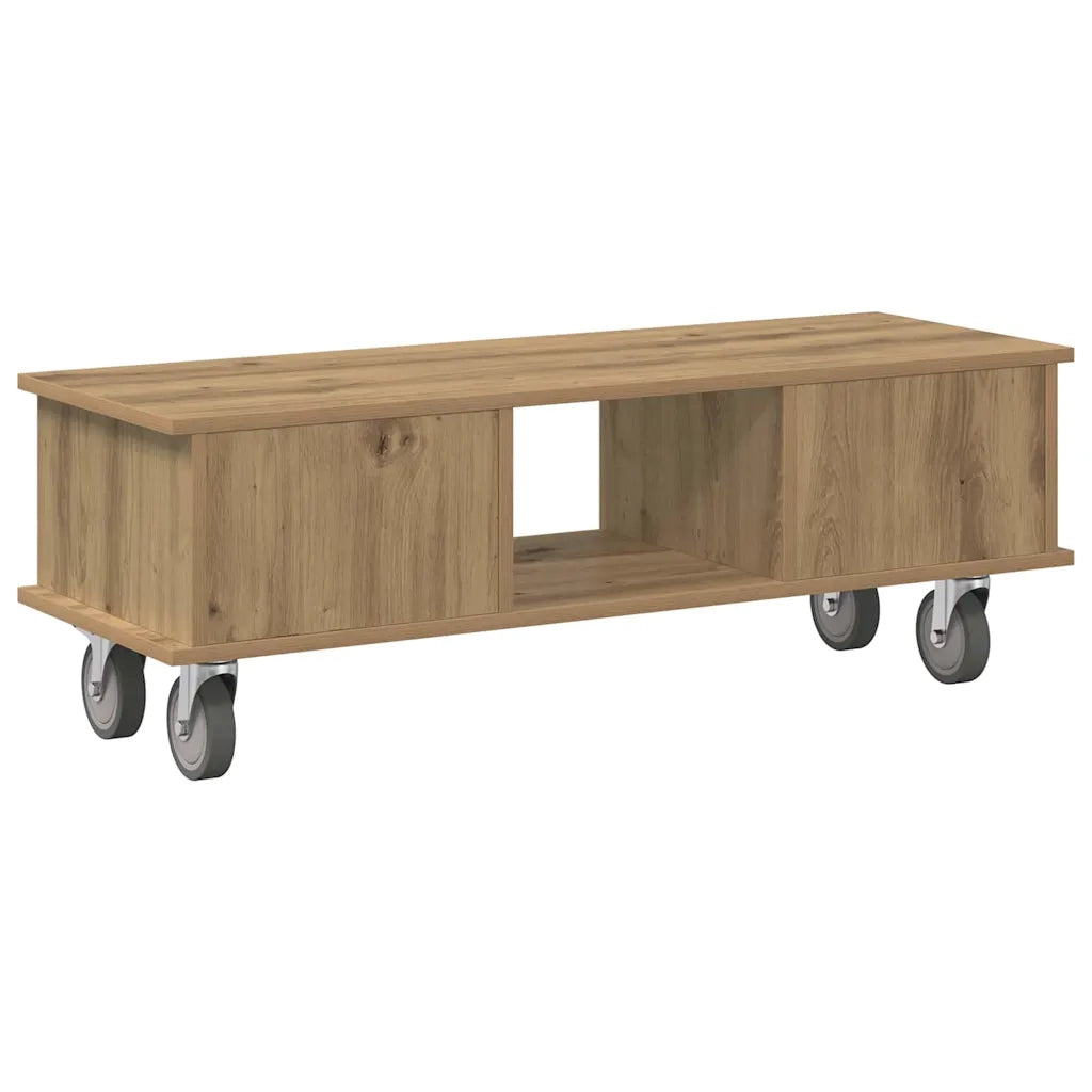 Supporto TV | Armadietto TV | Mobile Porta TV Rovere artigianale 100 x 35 x 35 cm