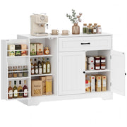Mobile da cucina con cassetto e ripiani regolabili ¨C Minimal ¨C Bianco