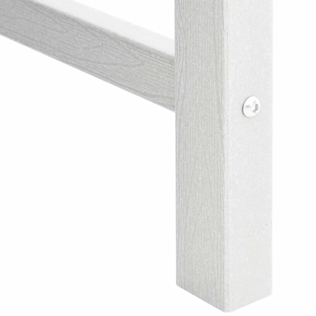Sedia da pranzo da giardino 2 pcs Bianco 65,5 x 59 x 88 cm HDPE 42006604