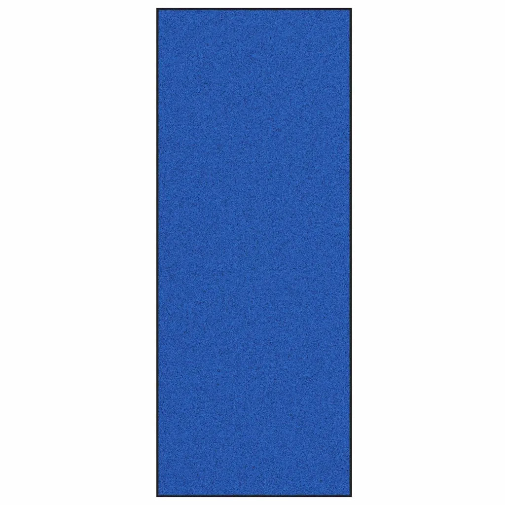 Zerbino | Tappetino Blu e Nero 120 x 300 cm 100% Poliammide