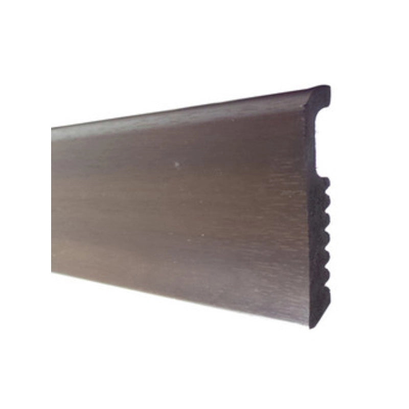 BATTISCOPA 75X8 POLISTIRENE LISCIO 200 CM NOCE SCURO- 10,0 pz