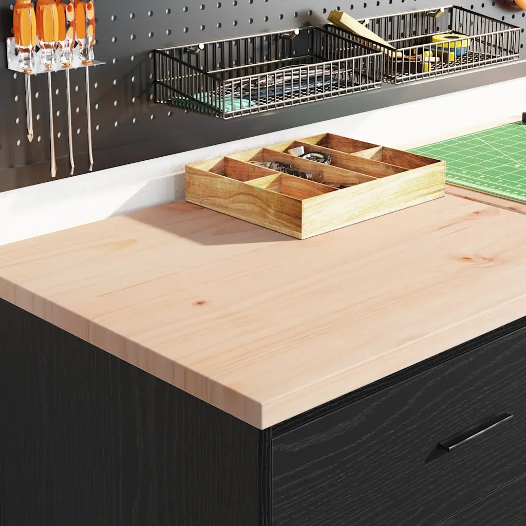 Armadi da Garage 2 pz Neri in Legno Multistrato 3328333