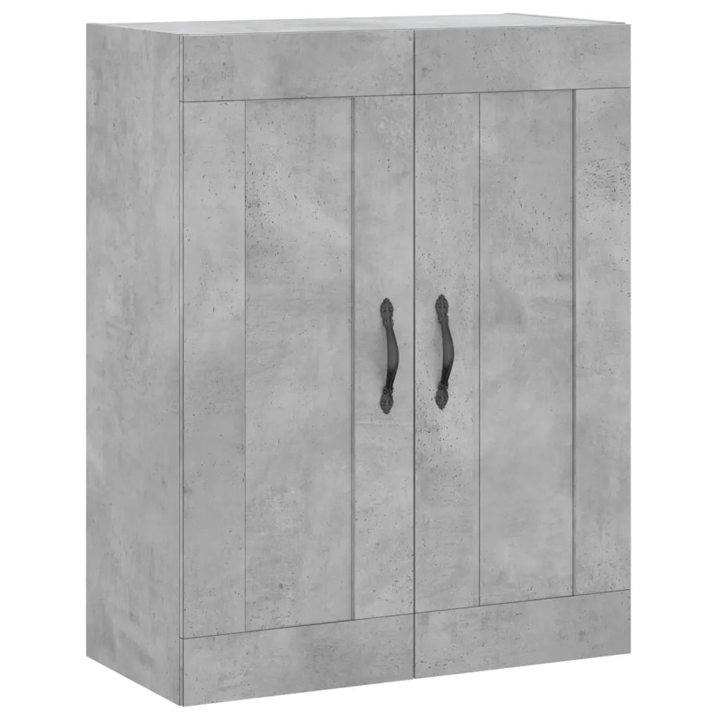 Credenza Grigio Cemento 69,5x34x180 cm in Legno Multistrato 3199717