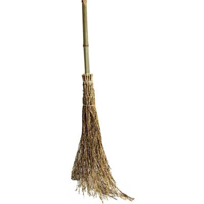 SCOPA GIARDINO BAMBOO + MANICO STARS - H.CM 210- 10 pezzi