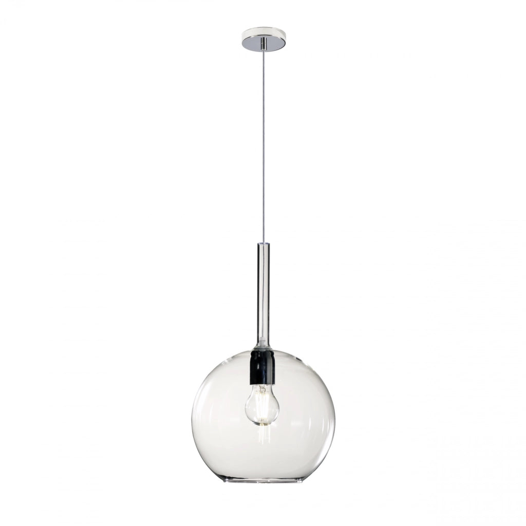 SOSP. CROMO 1 LUCE GRANDE TRASPARENTE 1155CR-SG-TR