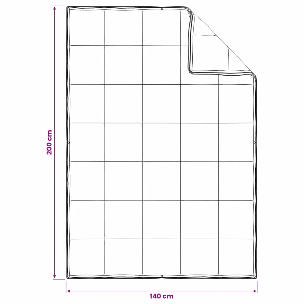 Set di Piumoni Bianco 140 x 200 cm Cotone, Bambù, Poliestere 3431519