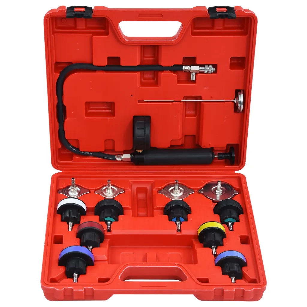 Tester di Pressione Sistemi di Raffreddamento e Radiatori 14 pz 210560